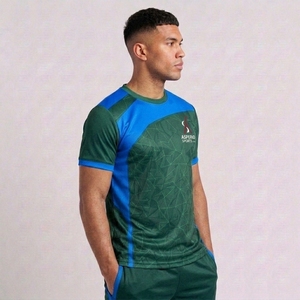 Camiseta Deportiva de Alta Calidad para Hombre, Corte Regular, Talla Personalizada, 100% Algodón, Ecológica, de Secado Rápido, con Logotipo Personalizado, Diseño Liso - Product Image 3