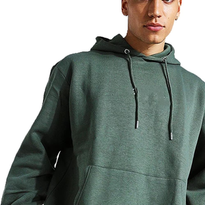 Custom Mens Breathable Quick-Dry Cotton Hoodie & Short Set Plus Size Solid Color Wholesale Casual Wear - Product Image 5