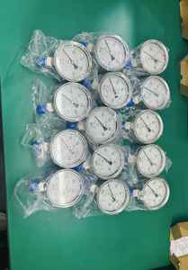 Aço inoxidável manômetro Flange/rosca Conexão <span class=keywords><strong>0</strong></span>-100MP Shockproof Silicone óleo enchido manômetro à prova de choque - Product Image 4