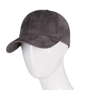 Casquette de baseball vierge en suède synthétique à 6 panneaux, colorée, pour adultes, personnalisable, pour festivals et fêtes, vente en gros - Product Image 6