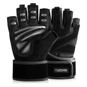 Gants de musculation avec rembourrage en mousse, protection des paumes, cross-fit, haltérophilie, logo personnalisé, demi-doigts, gants de fitness pour la salle de sport - Product Image 1