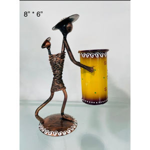 Artisanat Métallique Décoration Maison Art Déco de Table Écologique Composants Métalliques Faits à la Main et Façonnés à la Main Peints par Pulvérisation Retraite - Product Image 3