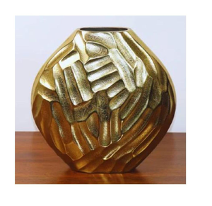 Florero de metal para el suelo, jarrones para la sala de estar estilo granja, adornos para la mesa de boda - Product Image 3