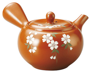Tetera de Cerámica con Diseño de Flor de Sakura, Estilo Japonés, Asa Lateral, Kyusu Ecológica para Té Verde, Hecha en Japón por TOKONAME - Product Image 2
