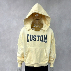 Sudaderas con capucha abiertas y extragrandes con estampado personalizado Glory para ropa urbana unisex, venta al por mayor OEM - Product Image 2