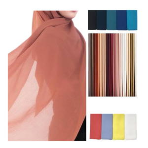 ฮิญาบอิสลามแบบเรียบหรูสำหรับสุภาพสตรี ผ้าเนื้อนุ่มระบายอากาศได้ดี ผ้าคลุมศีรษะมุสลิม รับสั่งซื้อจำนวนมาก - Product Image 6