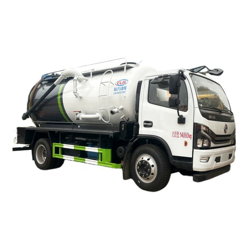 Dongfeng, ручной трансмиссия, очистка сточных вод, всасывающий грузовик, 4x2, 6 м3, вакуумный всасывающий танкер, дренажный грузовик