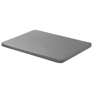 Cadres de lit superposés en bois avec lattes de lit Queen Size 1.5, tissu Oxford 200D, support de matelas, assemblage facile, 4 pièces, gris - Product Image 1