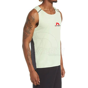 Ropa deportiva, camiseta sin mangas personalizada para hombre, ropa de gimnasio, transpirable, de secado rápido, camiseta sin mangas para hombre hecha en Pakistán - Product Image 3