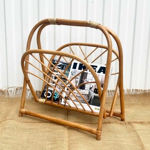 Soporte de mimbre de lujo para periódicos, contenedor de alta calidad para revistas, accesorios de oficina - Product Image 3