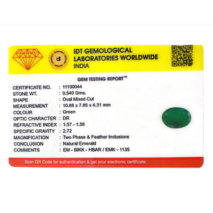 Oval Cut 2.7 Carat Cubic Zirconia Loose Gemstone for Fine Jewelry - Product Image 4
