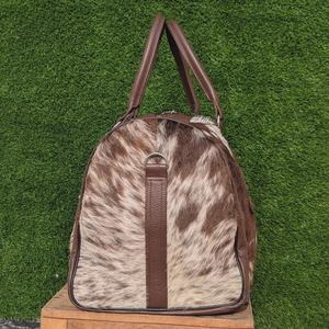 กระเป๋าเดินทางหนังวัวแท้ลายขนสัตว์ รุ่น LHODB-0162 - Product Image 5