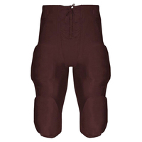 Pantalones de Fútbol Americano de Alto Rendimiento, Transpirables, de Poliéster/Algodón, 380g, Personalizables para Equipos, Cintura Media, con Acolchado Integrado, Ropa Deportiva