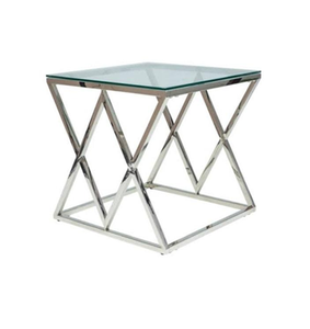 Table basse en marbre blanc avec base en métal doré, meubles modernes pour le salon, pour la maison - Product Image 4