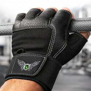 Gants de sport en cuir unisexe de haute qualité, personnalisables avec logo, taille standard, vente chaude, pour la gym et le fitness - Product Image 5
