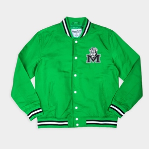 Blouson Bomber Varsity Bleu Marine pour Homme Homefield, Col Montant, Vêtement d'Hiver ODM - Product Image 5