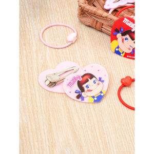 Set di clip per capelli cuore Peko eleganti accessori per capelli con Design a cuore - Product Image 1