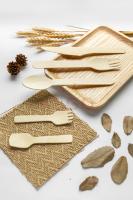 Haute Qualité En Bois Naturel Jetable Cuillère Couteau Fourchette Serviette Ensemble pour Camping et Hôtel Fournitures Table À Manger Ensemble du Vietnam