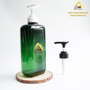 Botella con bomba de plástico PET personalizada de 800ml para Gel de ducha, embalaje de champú, proveedor OEM recargable, fábrica de Vietnam - Product Image 3