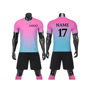 In Stock Soccer Uniforms OEM Service Pakistan Manufactured Breathable Printed 100% Polyester High Quality - Product Image 3