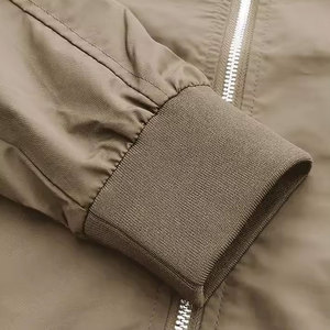 Custom Design Made High Quality <b>Men's</b> Stand Collar Front Logo Bomber <b>Jacket</b> Breathable Eco-Friendly Winter Adults OEM Service - Product Image 5
