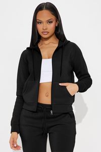 Nouveau design – Survêtement décontracté d'hiver pour femme avec capuche, haut court à manches longues et pantalon long - Product Image 5