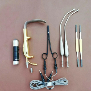 Set Quirúrgico Premium Jamso Industries JI-4499, Retractor de Fibra Óptica Ferriera, Pinza Bipolar, Carburo de Tungsteno (TC), Raspador Nasal - Product Image 1
