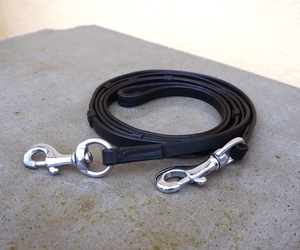 Riendas de cuero de caballo ligeras personalizables Slim 13mm Durable No Stop Equipment para ecuestre - Product Image 1