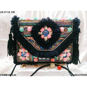 Bolso Banjara Vintage Más Vendido, Diseño Artesanal, Estilo Hippie Indio, Patrón Tribal, Bolso de Mano Moderno para la Noche, Bolso Bandolera de Moda - Product Image 3