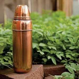 Premium Quality New Design Eco-Friendly Copper Full Etching Water <b>Bottle</b> 500ml Customized Home Office Use Wholesale Price Indian - Product Image 3