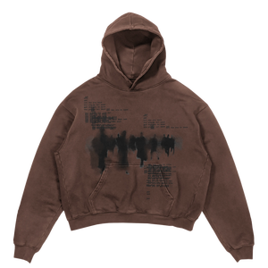 Hoodie surdimensionné de haute qualité à épaules tombantes, coupe courte et carrée, style streetwear gothique, effet délavé soleil et délavé à l'acide, avec impression DTG personnalisée - Product Image 2