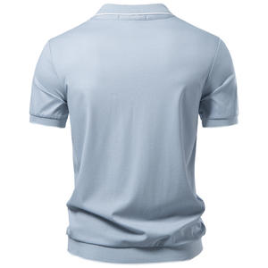 Polo décontracté pour homme, manches courtes, en coton confortable, coupe classique, idéal pour le bureau, les voyages, les sorties du week-end et le quotidien - Product Image 1