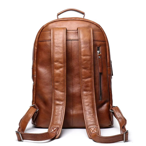 Sac à dos pour ordinateur portable imperméable de haute qualité, best-seller, 100% cuir, sangle en cuir personnalisée, sac de voyage de qualité supérieure - Product Image 3