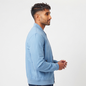 Custom <b>Men's</b> Fashion Bomber <b>Jacket</b> Personalized Lightweight Windproof Bomber <b>Jacket</b> Outerwear <b>Nylon</b> Bomber <b>Jackets</b> <b>Mens</b> - Product Image 5