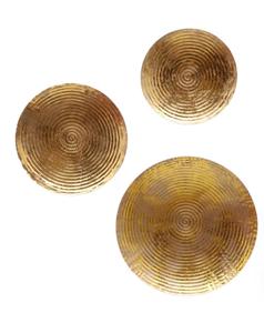 Circular Brass <b>Wall</b> Art Set Antique Gold Handmade Modern Glam Home <b>Decoration</b> Multi-piece Package - Product Image 5