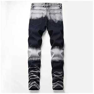 Jean en denim de qualité supérieure pour homme 2025 – Style vintage élégant, coupe évasée, décontracté et léger, idéal pour le streetwear, prix abordable, ODM pour l'hiver - Product Image 4