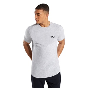 เสื้อยืดทรงบ็อกซ์พิมพ์ลายกราฟิก คอตตอนเนื้อหนา ตัดเย็บทรงครอป โอเวอร์ไซส์ สไตล์สตรีทแวร์ พร้อมโลโก้แบบกำหนดเอง สำหรับผู้ชาย - Product Image 1