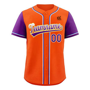 Maillot de baseball blanc personnalisé 2025 avec bordure or et noir, uniforme d'équipe boutonné, nom et numéro personnalisés, style professionnel, vente en gros - Product Image 6