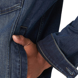 OEM Service Casual Slim <b>Men</b> <b>Denim</b> <b>Jacket</b> Autumn Casual Slim <b>Denim</b> <b>Jacket</b> Plus Size High Quality <b>Denim</b> <b>Men's</b> Spring Jean <b>Jacket</b> - Product Image 6