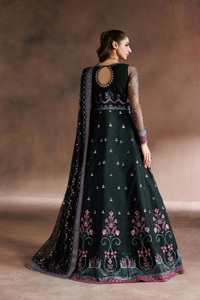 Tenues de soirée shalwar kameez pour femmes, costumes en organza de créateurs pour femmes, vêtements brodés en organza pour femmes. - Product Image 2