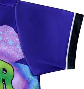 Personaliza tu propio diseño de uniforme de béisbol con estampado digital por sublimación y costuras. Camiseta personalizada para niños con los últimos diseños de camisetas de béisbol. - Product Image 3