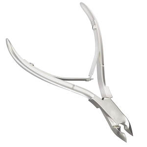 กรรไกรตัดเล็บสแตนเลส คม ทนทาน สำหรับมืออาชีพ อุปกรณ์ทำเล็บมือและเล็บเท้า พกพาสะดวก กรรไกรตัดเล็บมืออาชีพ - Product Image 1