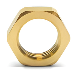 Premium Brass Hex <b>Lock</b> Nut Industrial Fastener for Secure <b>Thread</b> Locking and Long Lasting Performance - Product Image 1