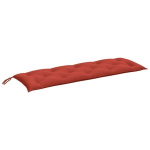 Melange 59.1 rosso "x 19.7" x 2.8 "tessuto panca da giardino cuscino per panche Patio - Product Image 2