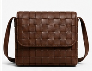 Women's Gravs <b>Woven</b> Crossbody <b>Bag</b> Luxury Genuine <b>Leather</b> Sling <b>Bag</b> Japan Vintage Trendy Summer Shoulder Purse Fashion Handbag - Product Image 1