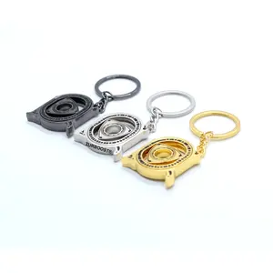 Wankel Keychain Phụ Tùng Ô Tô Sáng Tạo Rỗng Động Cơ Ô Tô Quay Quay Rotor Keyring Key Chain Keyfob