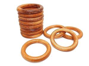 40mm Nature Color Smooth Beechwood Engraving Wall Hanging Reusable DIY Accessories Polished <b>Wood</b> Circles Chinese New Year - Product Image 4