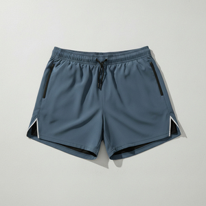 Shorts de sport pour homme avec doublure de compression intégrée, multi-poches, légers, streetwear, service OEM. - Product Image 4