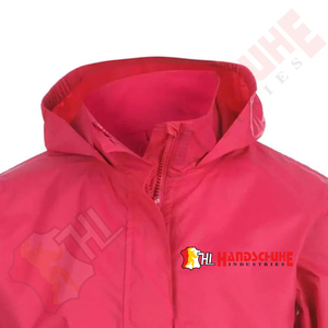 Mens Solid <b>Red</b> <b>Hooded</b> Zip Up Softshell <b>Jackets</b> Windbreaker Lightweight Waterproof Sport Running Hiking Casual Stylish Outerwear - Product Image 5