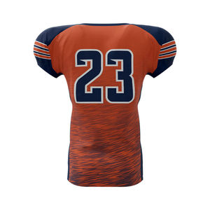 Custom Sublimation American Football Uniform Set High Quality Breathable Football Jersey and <b>Padded</b> <b>Pants</b> for Youth and Adult - Product Image 5